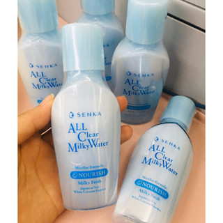 Nước sữa tẩy trang 2 lớp Senka All Clear  Milky Water 70ml