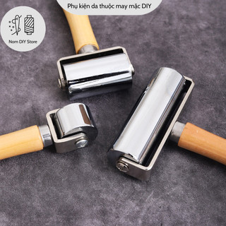 Cây lăn keo rulo ép bề mặt da khi dán keo dụng cụ làm đồ da túi xách bóp ví thủ công handmade diy