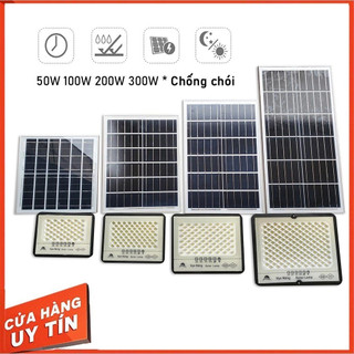 Đèn Năng Lượng Mặt Trời Chống Chói led chùm  SOALR LIGHT  50W 100W 200W 300W đèn ốp trần