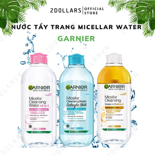 Nước Tẩy Trang Làm Sạch Sâu Dịu Nhẹ Garnier Micellar Cleansing Water