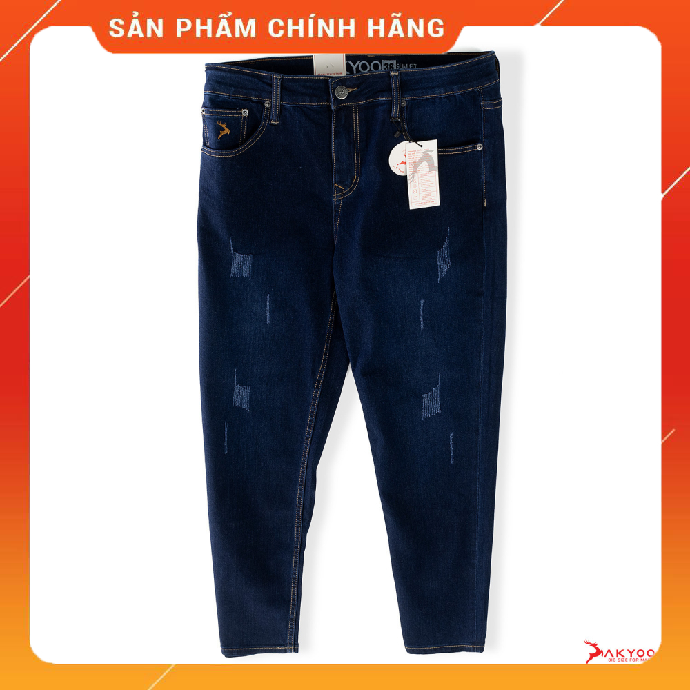 Quần jean nam bigsize chất liệu jean thun co giãn 4 chiều size 80-140kg