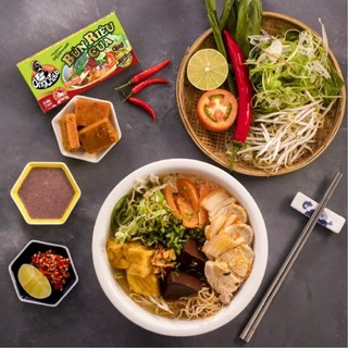 1 lốc 12 hộp viên gia vị bún riêu cua ông chà và