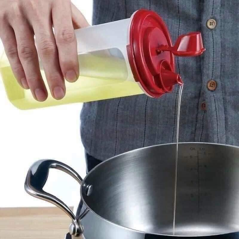 Bình Đựng Dầu Ăn, Nước Mắm Tupperware Stor N Pour