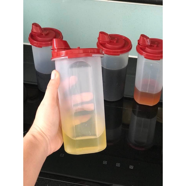 Bình Đựng Dầu Ăn, Nước Mắm Tupperware Stor N Pour