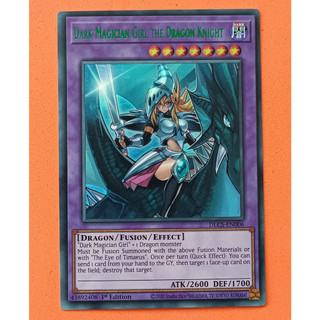 Bài Yugioh OCG - Dark Magician Girl The Dragon Knight (Ultra Rare/ Secret Rare)