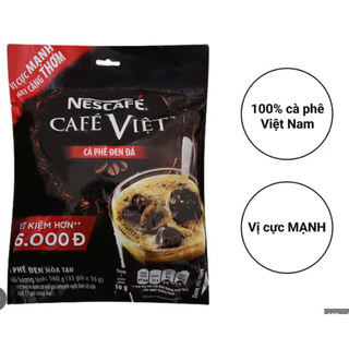 Cà Phê Việt Đen Đá Hoà Tan Bịch 35 Gói