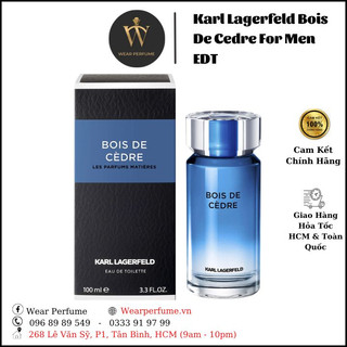 Nước hoa nam Karl Lagerfeld Bois De Cedre Les Parfums Matieres EDT