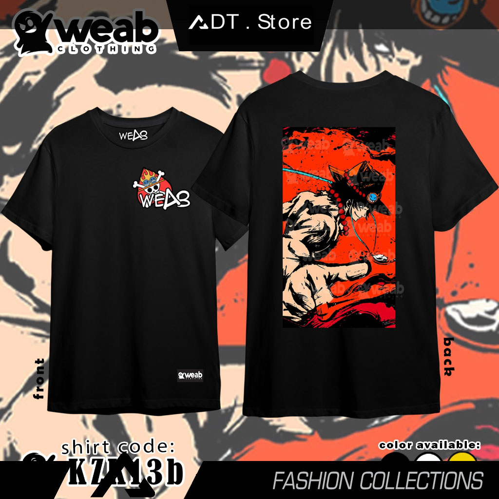 Áo thun hình WEAB CLOTHING ONE PIECE cực chất giá rẻ mẫu HOT bán chạy