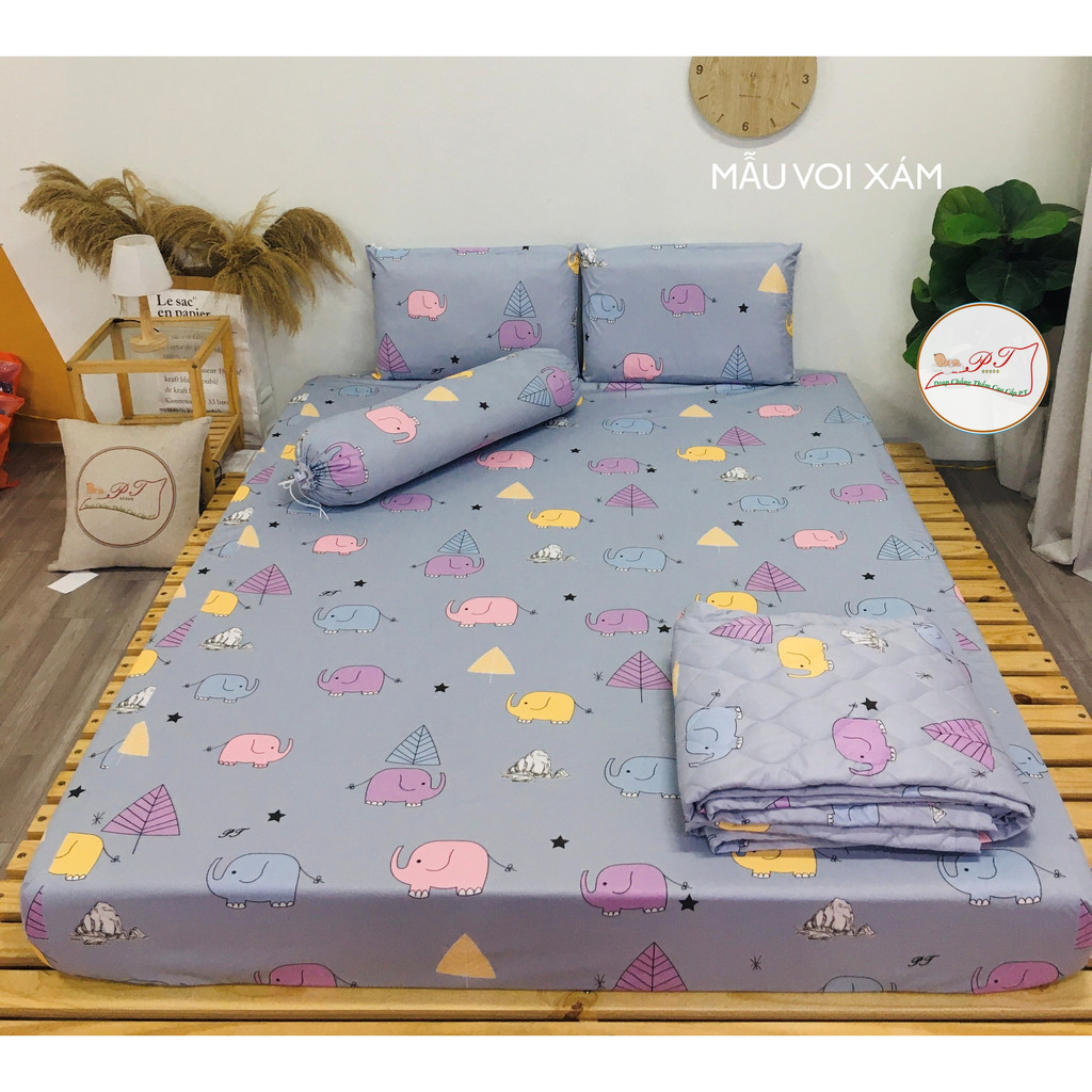 ̣{ Mẫu mới về} Ga Chống Thấm PT Lụa Organic Siêu Mềm Mượt Mát Mịn Cho Bé