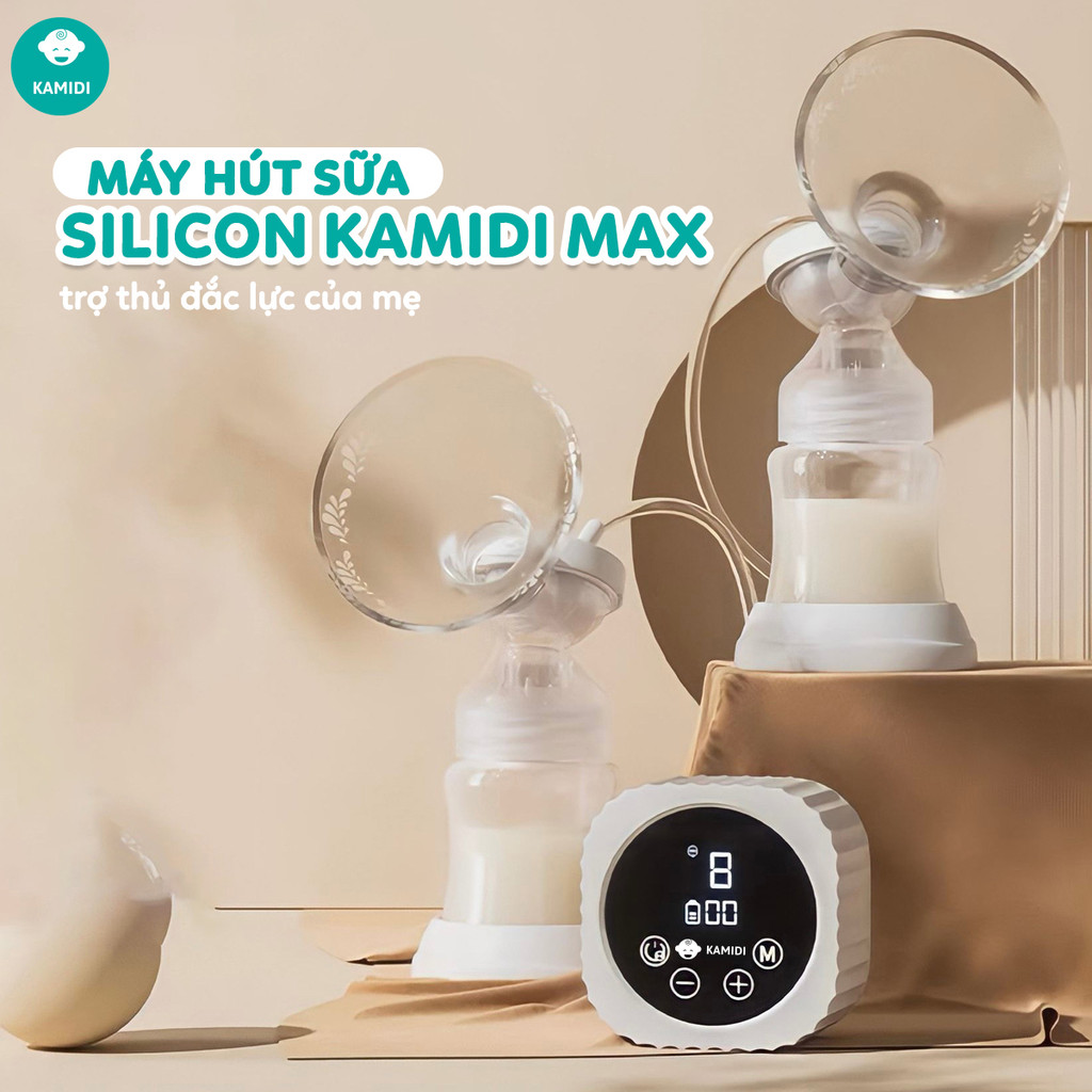 Máy Hút Sữa Điện Đôi Silicone Kamidi Max Cao Cấp