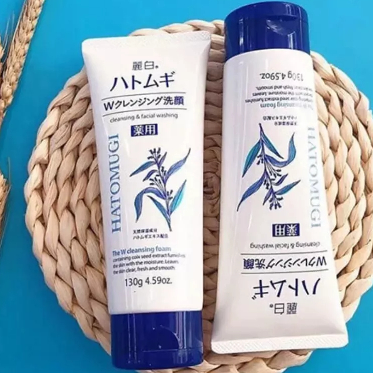 Sữa Rửa Mặt Hatomugi Cleansing Foam Hạt Ý Dĩ Trắng Da 130g_Tín đồ Skincare