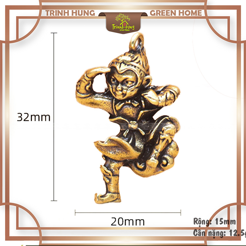 Tôn Ngộ Không chất liệu đồng thau TD31