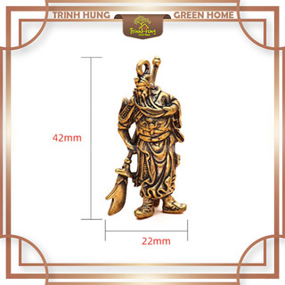 Quan công 01 chất liệu đồng thau td06