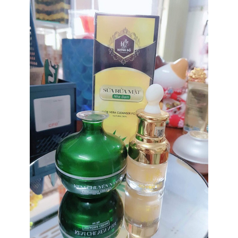 combo nám dưỡng trắng da