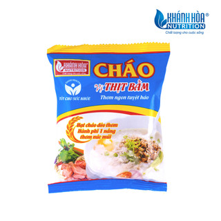 Thùng cháo ăn liền khánh hòa nutrition vị thịt bằm/vị thịt gà gói 50g - thùng 50 gói