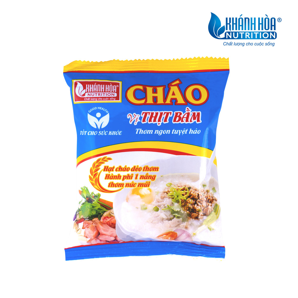 Cháo Ăn Liền Cao Cấp Vị Thịt Bằm - Khánh Hòa Nutrition - Gói 50 Gram