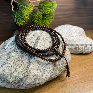 [HÀNG CAM KẾT LOẠI 1] Vòng Trầm hương loại Sánh Chìm 216 Hạt, Tài Lộc - Bình An - Cát Vượng - Phong Cách Đẳng Cấp