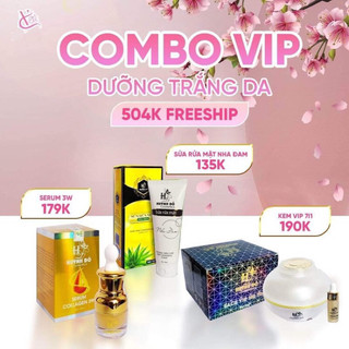 Combo dưỡng trắng da Huỳnh Đỗ