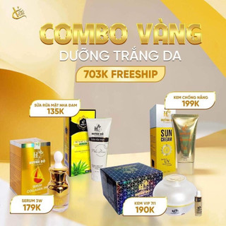 Combo dưỡng trắng da  Huỳnh Đỗ