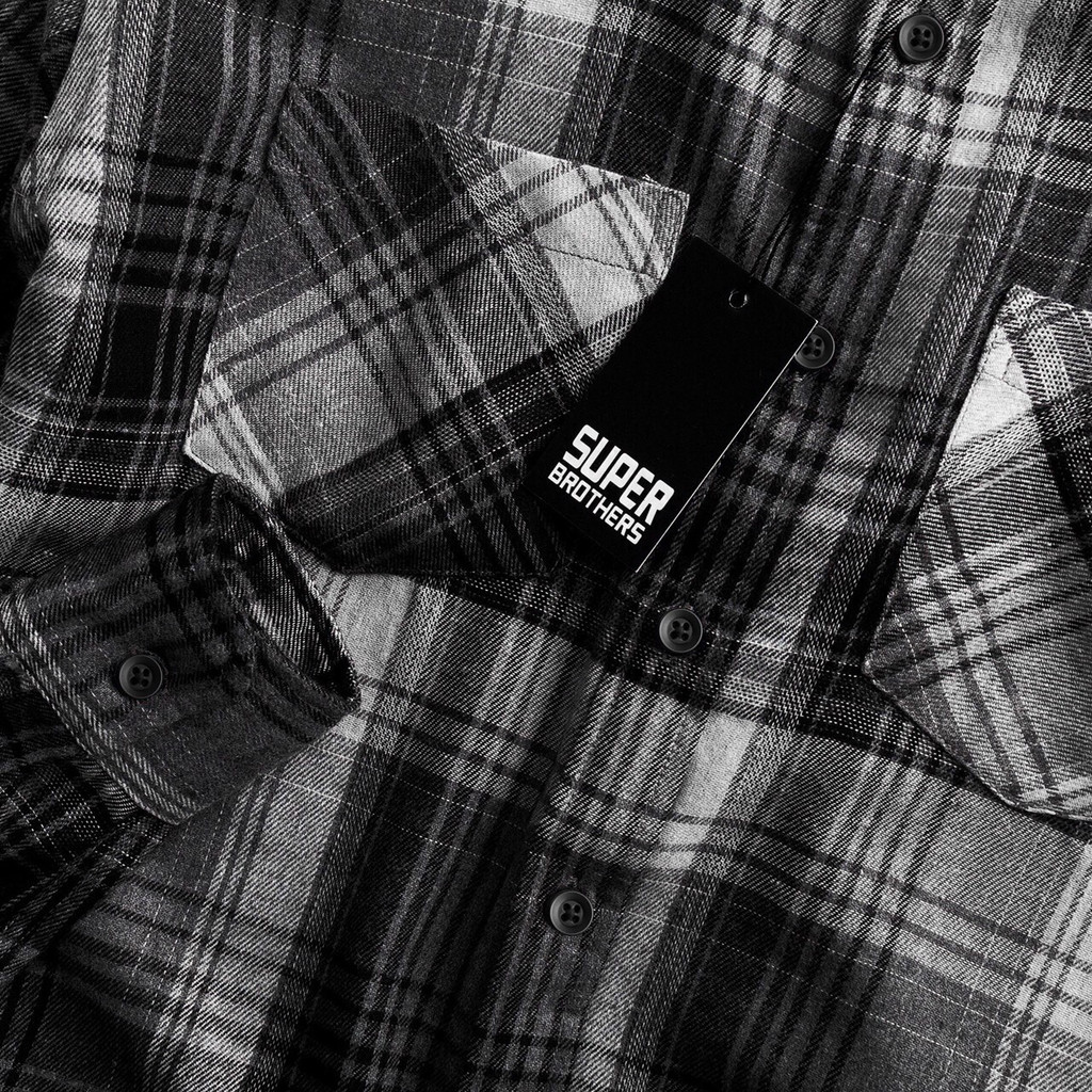 Áo sơ mi nam caro flannel xịn đẹp với form slim fit vừa người, chất vải cotton dạ cao cấp, phong cách hàn quốc trẻ trung | BigBuy360 - bigbuy360.vn