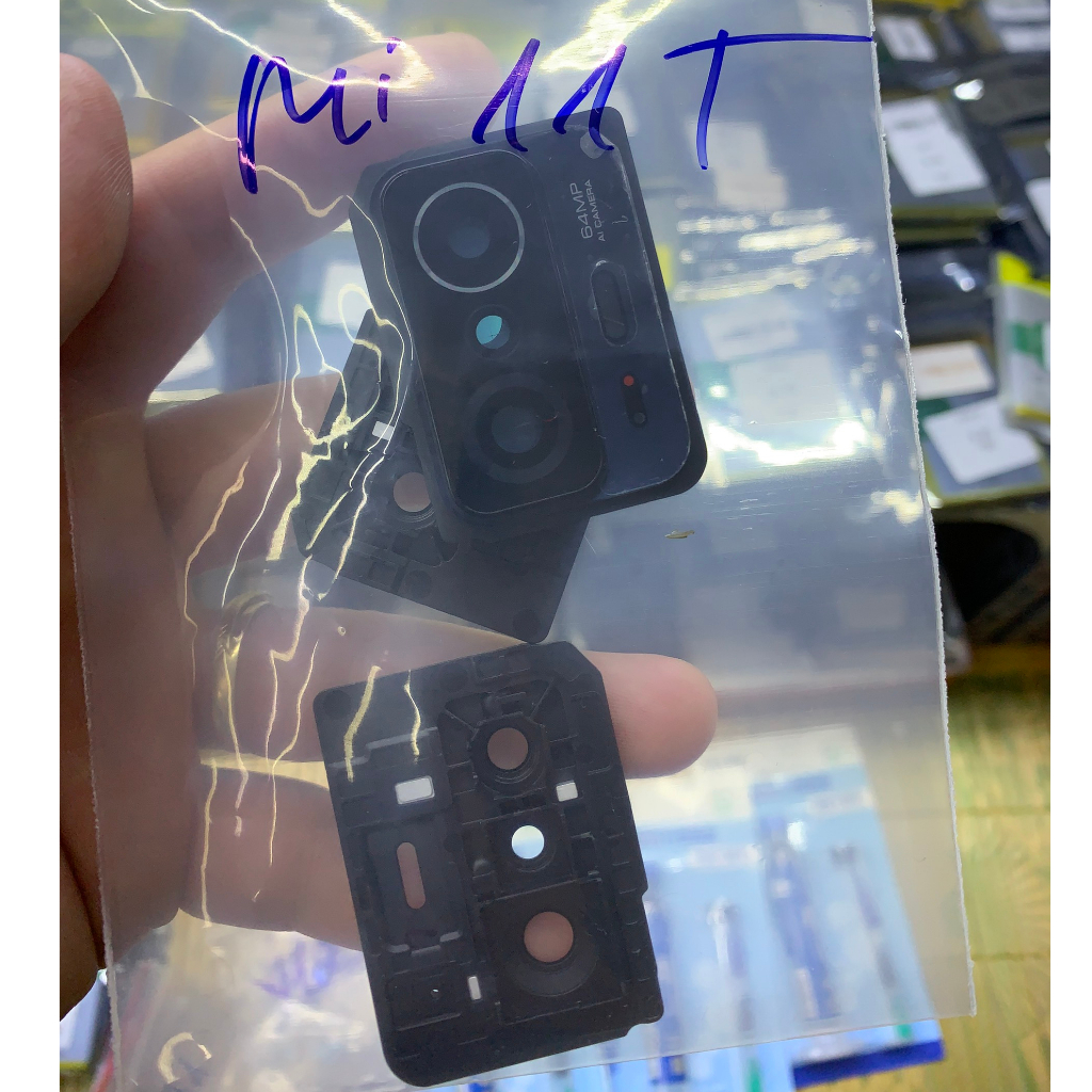 Cụm kính camera liền vành xiaomi Mi 11T - zin