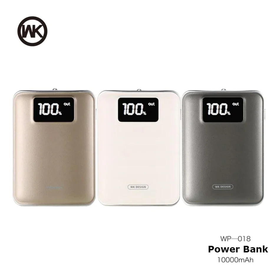 Pin sạc dự phòng WK Diamond LCD 10000mAh WP-018