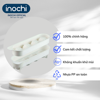 [4 viên] Khay đá tròn - vỉ làm đá bi tủ lạnh Kari Inochi tủ lạnh viên bi chính hãng loại 4 viên tròn, an toàn sử dụng