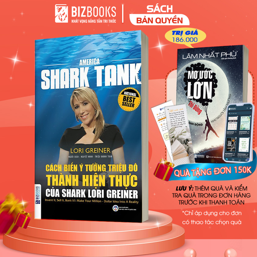 BIZBOOKS - Sách - Cách biến ý tưởng triệu đô thành hiện thực của shark Lori Greiner