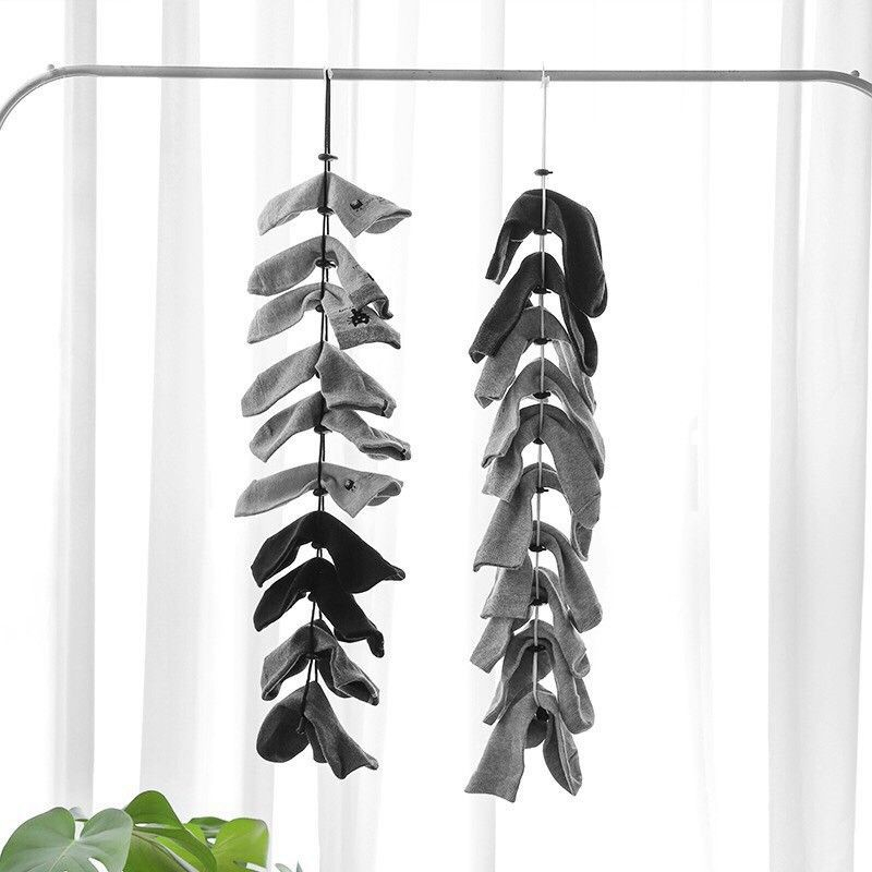 Dây phơi tất, quần áo thông minh Đa Chức năng tiện dụng