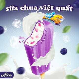 Kem sữa chua việt quất aice