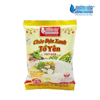 Cháo Yến Đậu Xanh Vị Thịt Bằm/Cháo Yến Vị Thịt Bằm - Khánh Hòa Nutrition ( Gói 50G )