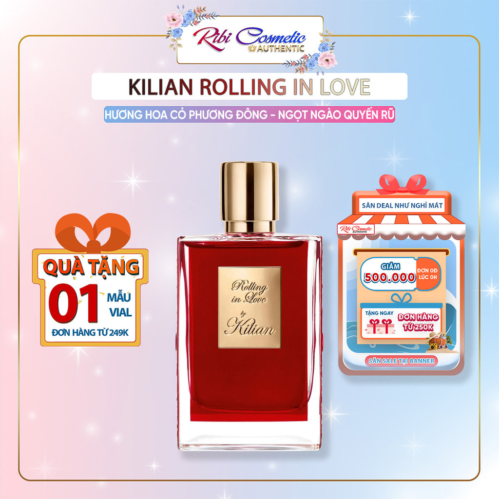 Nước Hoa Unisex Nam Nữ ᴋɪʟɪᴀɴ Rolling In Love Đỏ,mùi Hương Của Sự Quyến Rũ Ribicosmetics