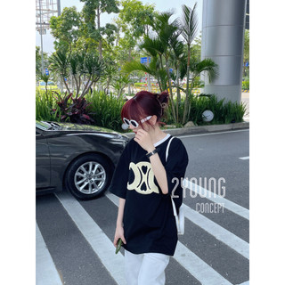 Áo thun có logo thêu xù a2273