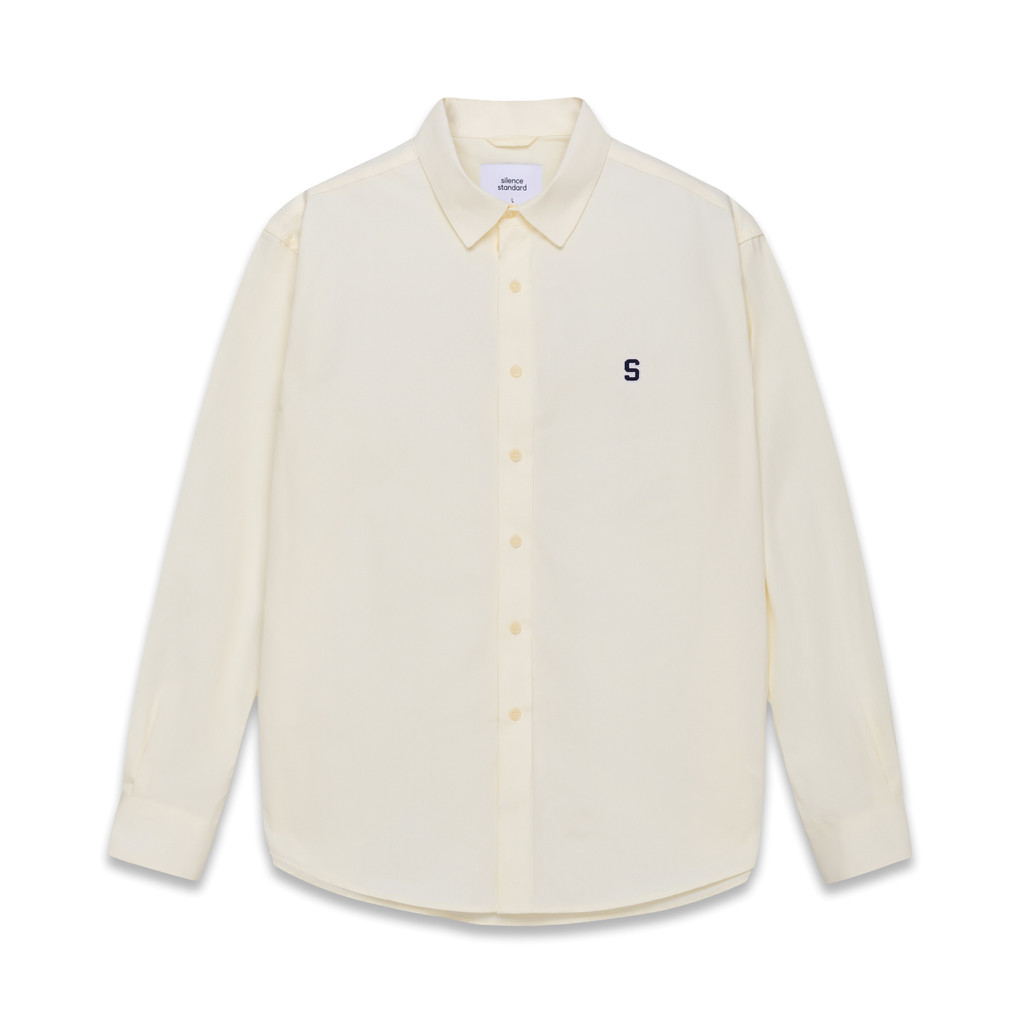 Áo sơ mi SilenceStandard Cold Oxford Thêu Logo S/Basic