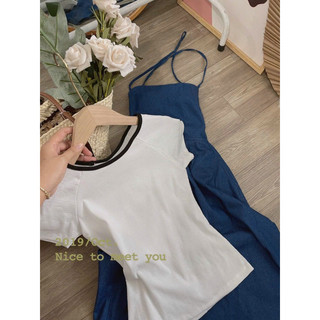SET YẾM JEAN KIỂU+ ÁO THUN TRƠN