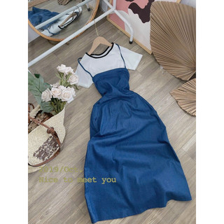 SET YẾM JEAN KIỂU+ ÁO THUN TRƠN