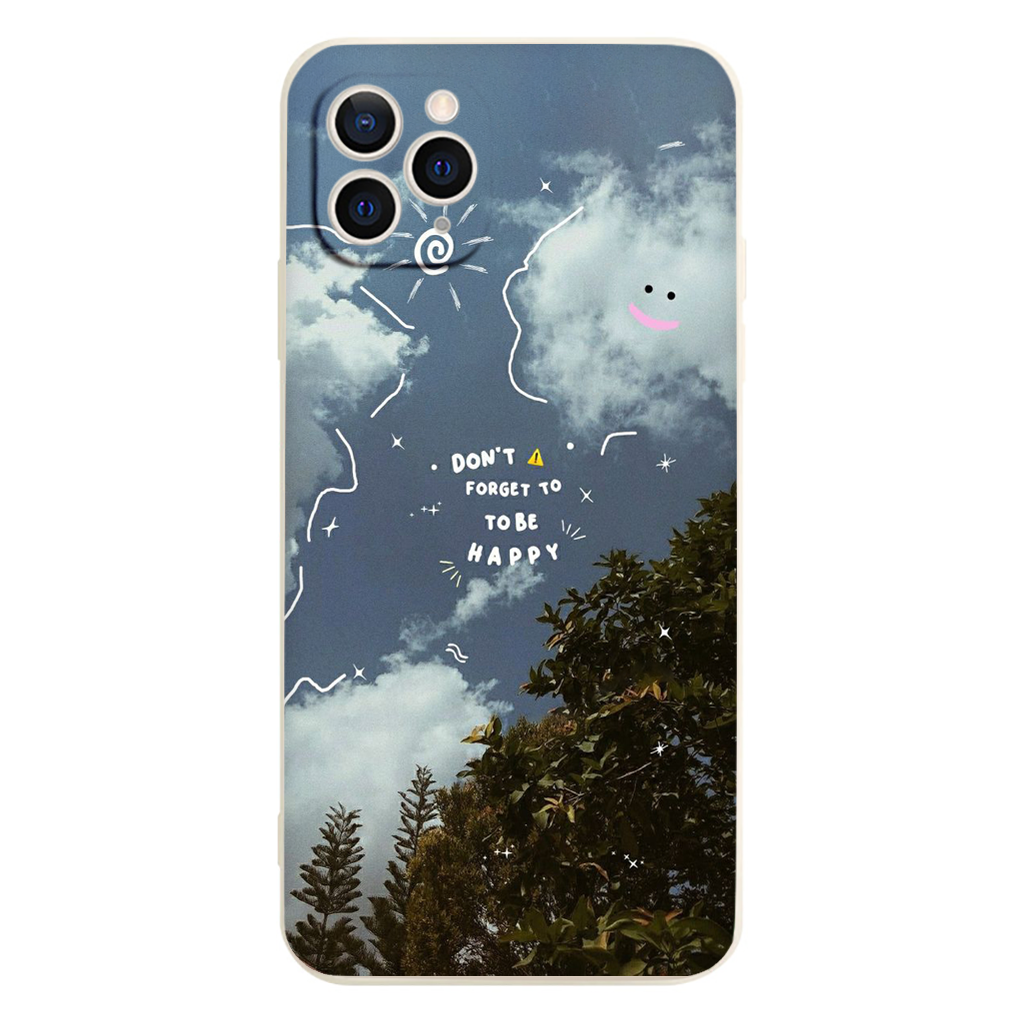 Ốp Điện Thoại bầu trời và mây xinh cực đẹp Cho iP 13 12 7 8 Plus X Xr Xs Max 11 12 Pro Max e5977