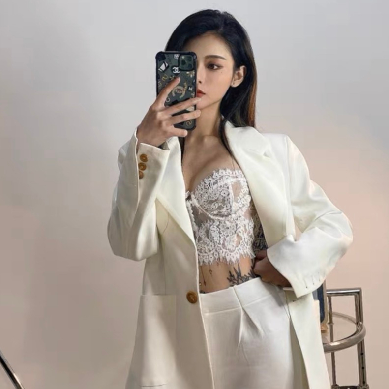 Áo Bralette Ren Họa Tiết Nút Có Mút Mỏng Sexy, Áo Ngực Kiểu Quyến Rũ Có Khóa Cài AdorablexBeautiful