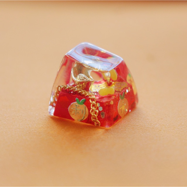 Nút bàn phím G-cap resin Tiền vàng May mắn 2023