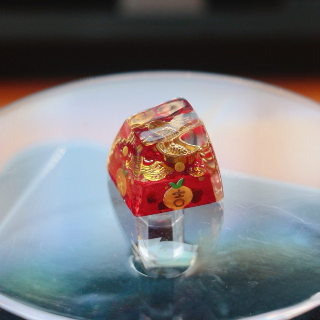 Nút bàn phím G-cap resin Tiền vàng May mắn 2023