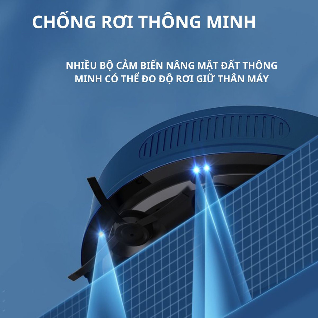 Robot hút bụi lau nhà tự động, Máy hút bụi thông minh,Điều khiển qua app, Chống rơi cầu thang, Hút được tóc bụi,to,nhỏ.. | BigBuy360 - bigbuy360.vn
