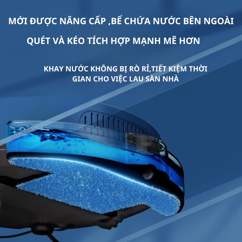 Robot hút bụi lau nhà tự động, Máy hút bụi thông minh,Điều khiển qua app, Chống rơi cầu thang, Hút được tóc bụi,to,nhỏ.. | BigBuy360 - bigbuy360.vn