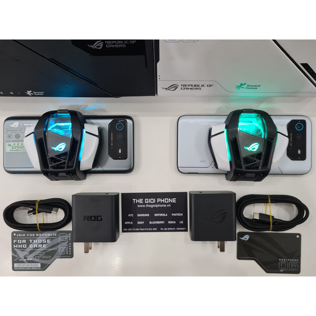 Điện thoại Asus ROG Gaming Phone 6 dung lượng 512GB siêu phẩm chiến game - Full Box - BH 12 tháng chính hãng