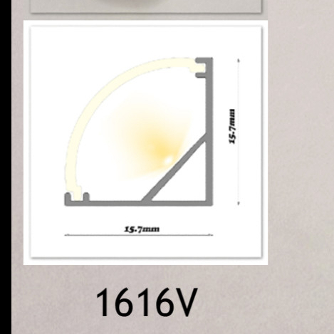 Thanh nhôm LED V góc 3m