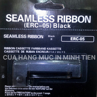 Set 5 cái erc 05 black ribbon cartridge/ mực in cân điện tử epson erc 05