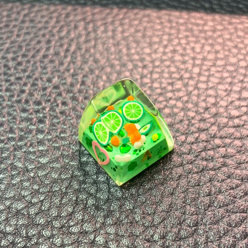 Nút bàn phím G-cap resin chanh xanh 2023