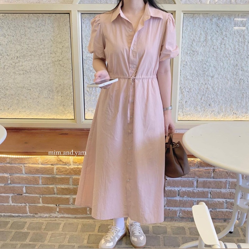 Váy sơmi tay bồng