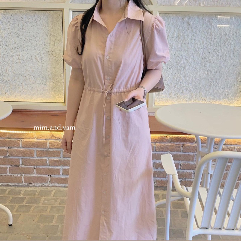 Váy sơmi tay bồng