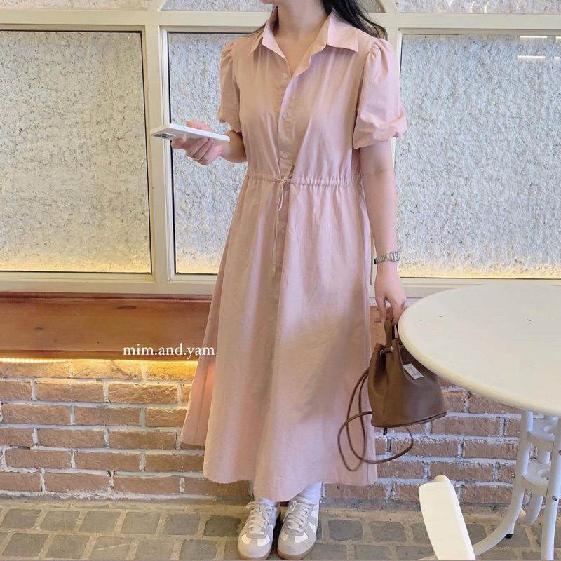 Váy sơmi tay bồng