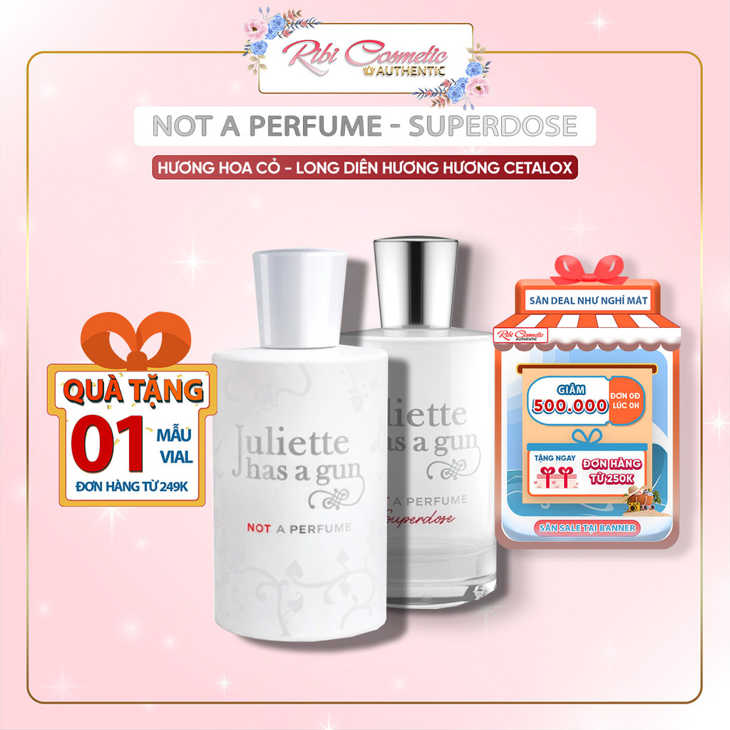 Juliette not a perfume nước hoa Juliette Hương Thơm Da Thịt Trong Veo Nhẹ Nhàng Ribcosmetics